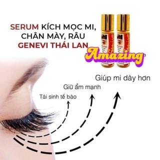 Serum kích thích mọc râu mọc lông mi mọc lông mày Genive 10ml