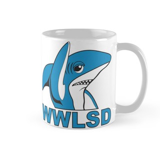 Cốc Sứ In Hình - Left Shark - What Would Left Shark Do -HT35-2020-822-