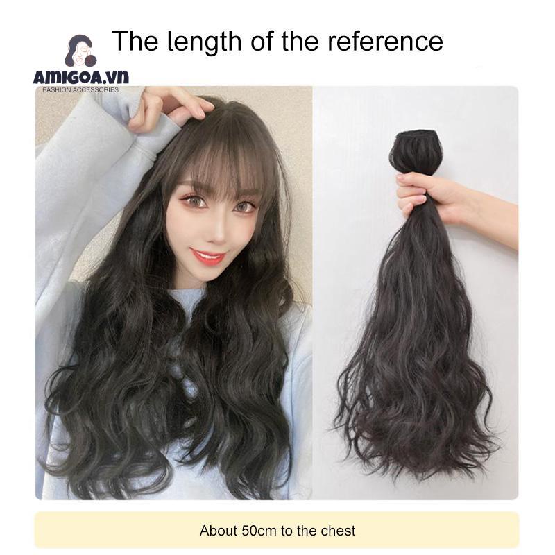 ✨✨dải tóc giả nữ kẹp xoăn sóng cao cấp làm dày tóc