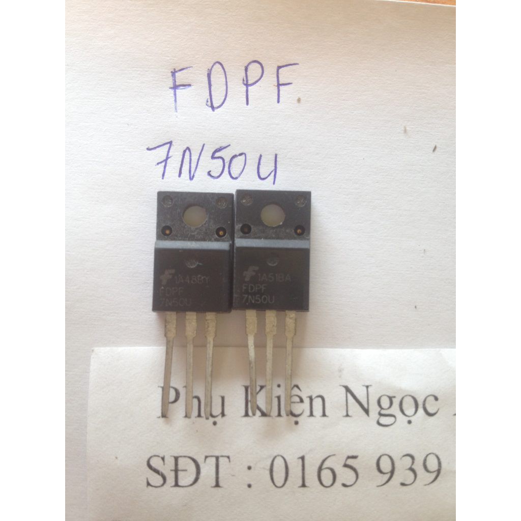 7N50U Sò Mosfet cáo áp Tháo máy chất lượng tản nhiệt lưng đồng