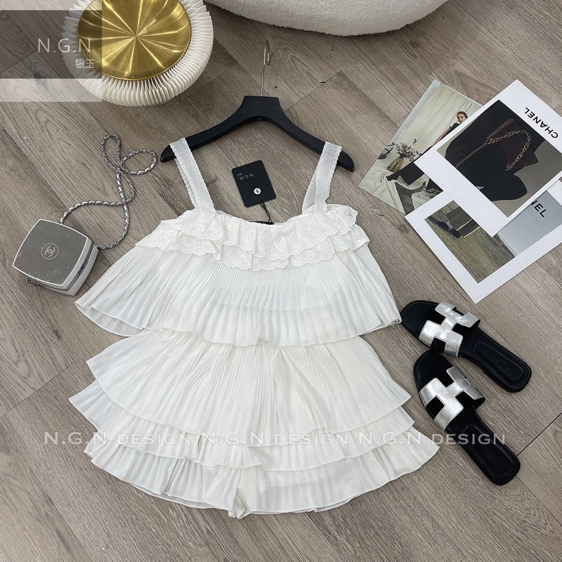 Set 2 dây trắng dập ly siêu hot NGN