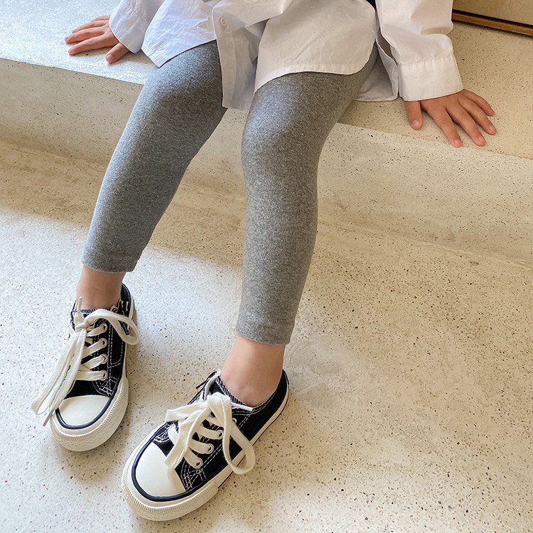 Quần legging cho bé gái chất cotton - Quần áo thu đông trẻ em Ambb Kids 1-8 tuổi (có clip, ảnh thật)