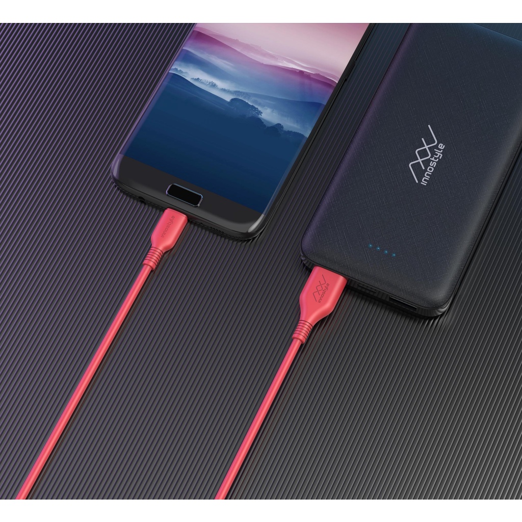 Cáp Innostyle USBA To MICRO Jazzy 1.2M Công Suất 10W Hàng Chính Hãng