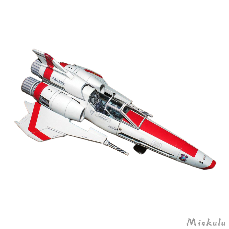 Battlestar Galactica Collection  MK2 Paper Model Kit  Spaceship