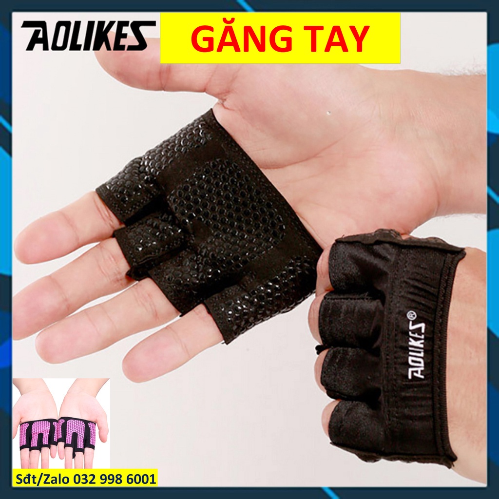 Sửa Găng tay thể thao Bao tay gym nam nữ chính hãng Aolikes Gang tay 109 104 111 7576 1581 1678 ao53