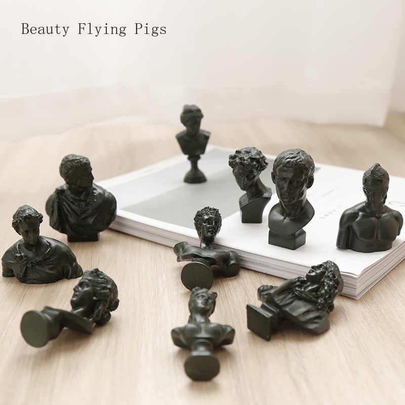 ☘️Set 20 đầu tượng Hy Lạp bán thân mini trang trí phong cách Vintage