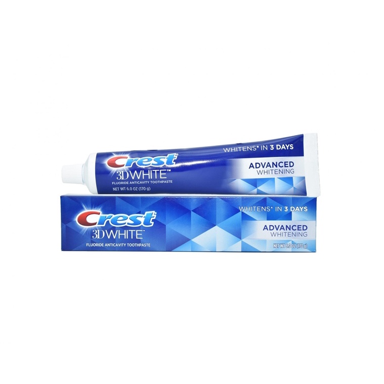 Kem Đánh Răng Crest 3D White Advanced Triple Whitening 158g