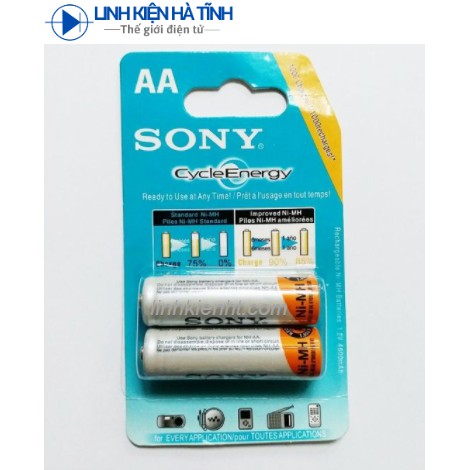 1 cặp Pin Sạc AA Sony Dung Lượng 4600mAh