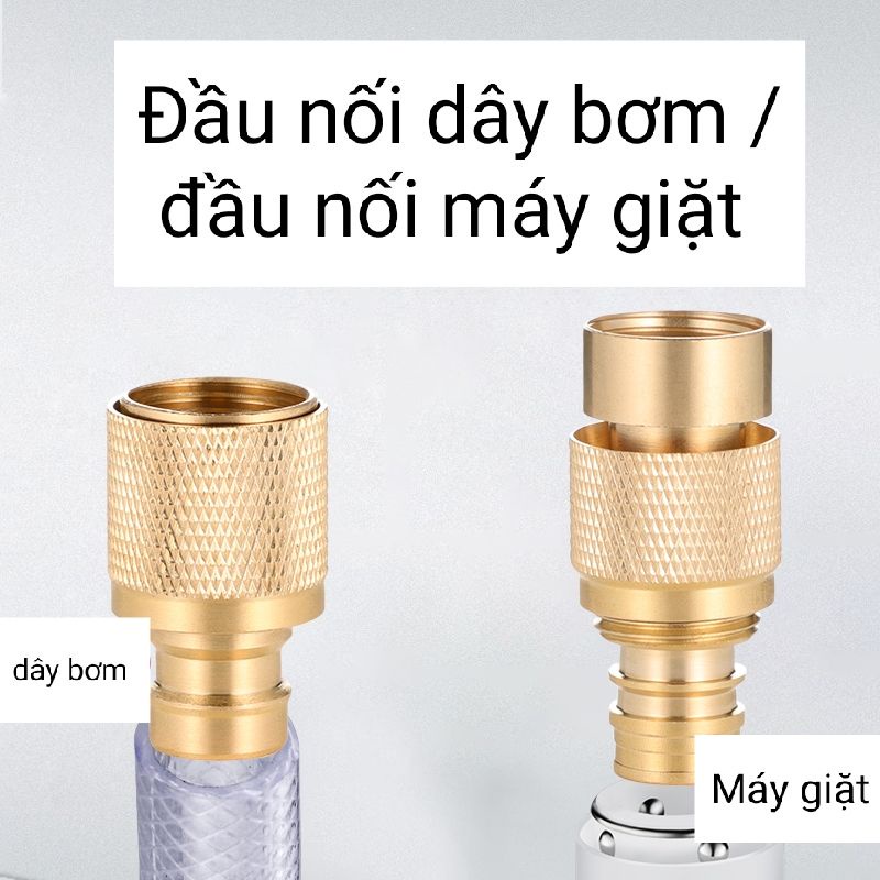 Bộ vòi nước tăng áp lực nước mini/Vòi xịt nước tăng áp đa năng bằng đồng.