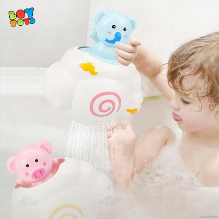 Combo đồ chơi nhà tắm mùa hè thú vị, đa dạng nhiều món phun nước, thổi bong bóng cho bé thỏa sức vui chơi