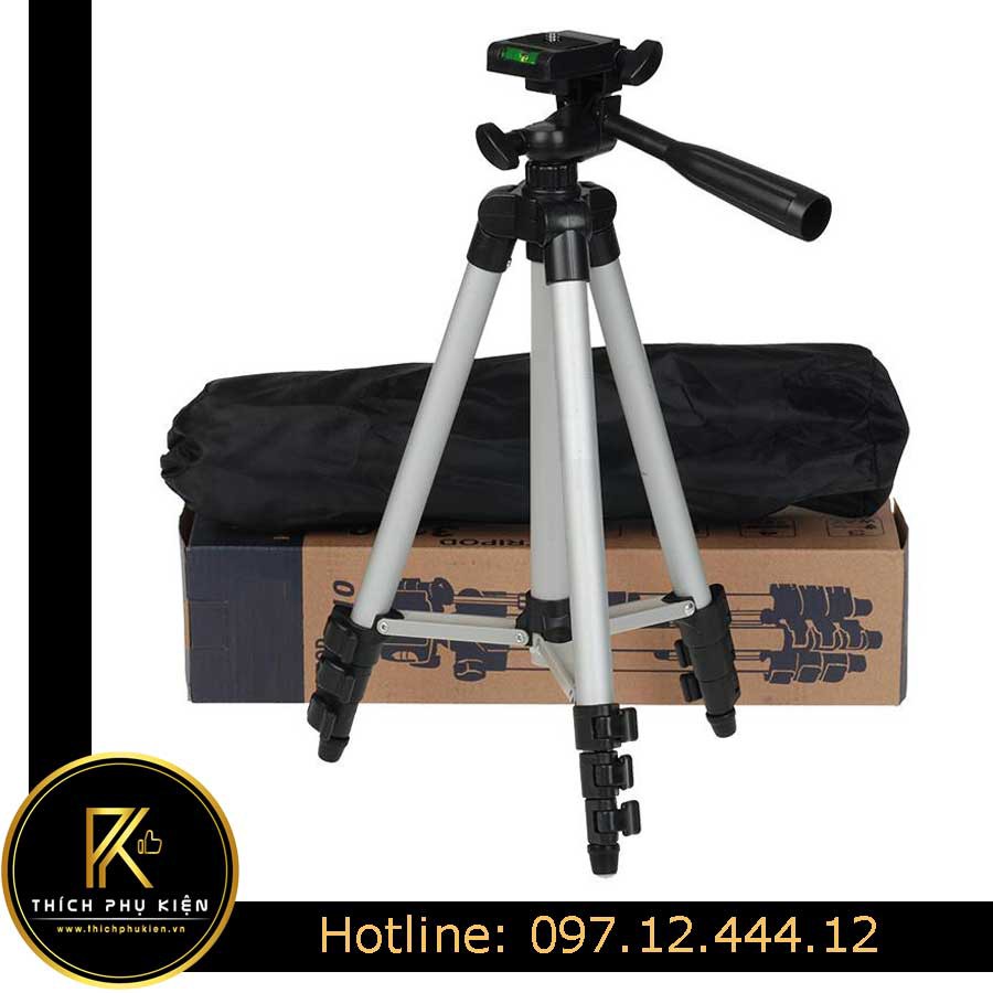 Chân Giá Chụp Ảnh Tripod 3110 Siêu CHẮC 105cm cho máy ảnh và điện thoại - SIÊU RẺ SIÊU CHẤT LƯỢNG