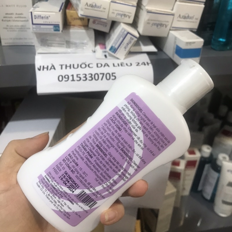 SKINSIOGEL CLEANSER-SỮA RỬA MẶT DÀNH CHO DA NHẠY CẢM