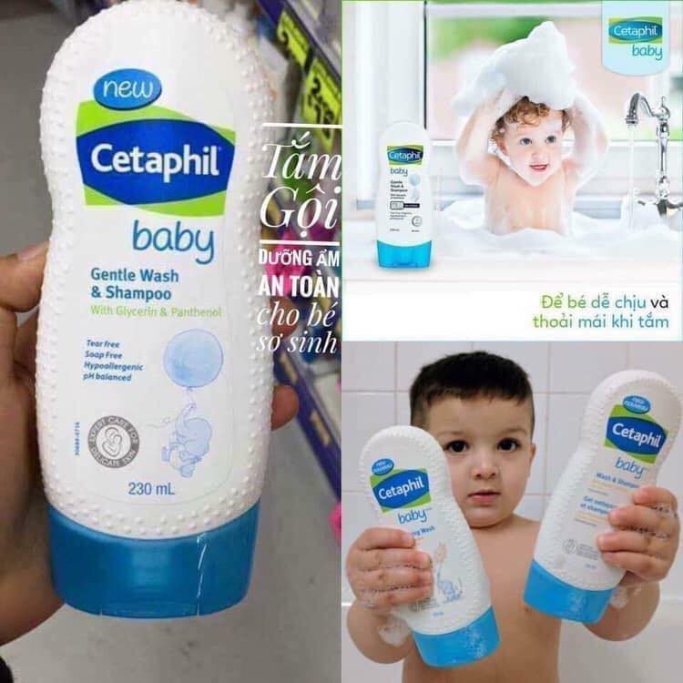 Sữa Tắm Cetaphil Baby Wash &amp; Shampoo ( Chai 230ml)