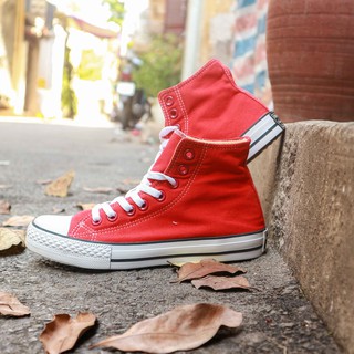 🎁Giày Nữ Sneaker Classic Đỏ Cao Cổ Nữ