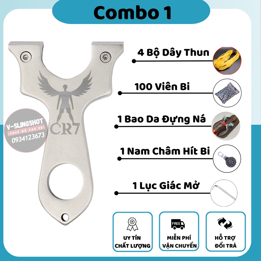 NÁ CAO SU Inox CR7