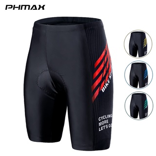 PHMAX Quần đi xe đạp Quần đùi nam Yếm 5D Gel đệm Phiên bản cạnh tranh Quần short đi xe đạp