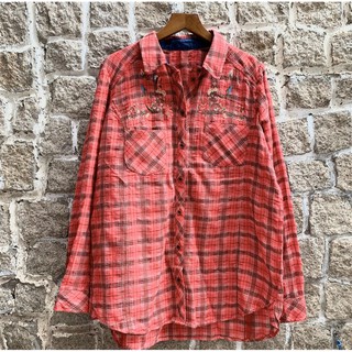 Áo sơ mi nữ sọc caro oversize