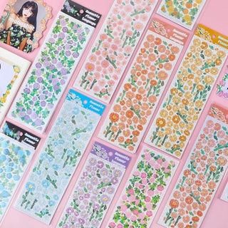 Roman flower Sticker_hình dán trang trí top