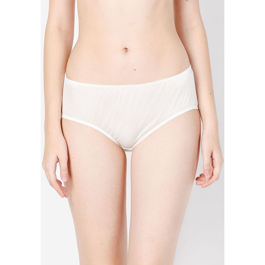 Quần lót trơn Triumph Blissy 09 Midi màu trắng