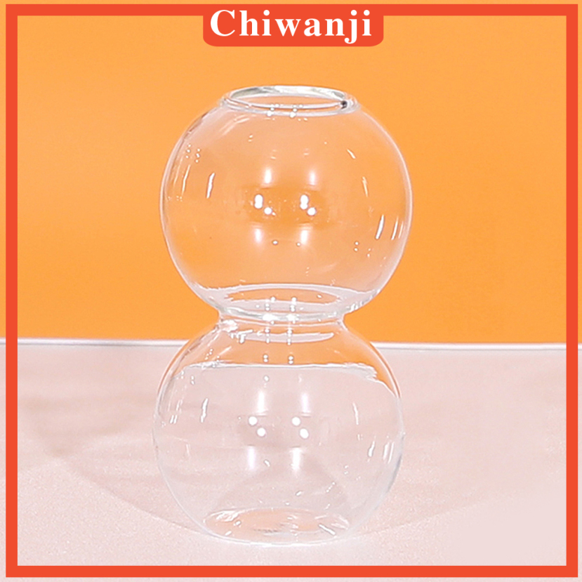 Chậu Kính Trồng Cây Hình Bóng Đèn 2 Bóng