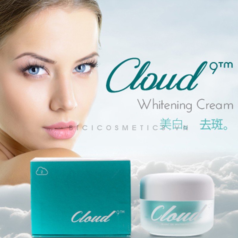 Auth 100% KEM CLOUD 9 WHITENING CREAM – DƯỠNG DA Đẹp Kiềm Dầu Tốt Nâng Tông Da Tức Thì Như Kem Trang Điểm