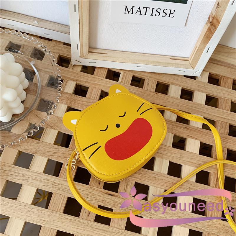 Túi Đeo Chéo Hình Mèo Hoạt Hình Dễ Thương Cho Nữ