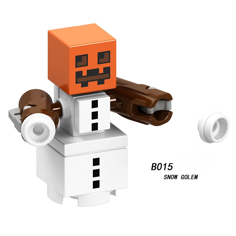 Mô Hình Lego Nhân Vật Steve Enderman Skeleton