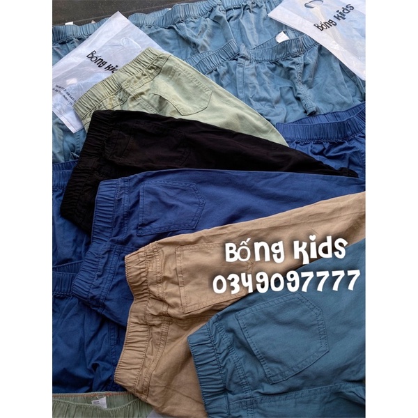 Quần Jogger Bé Trai Kaki HaM(cắt tag)