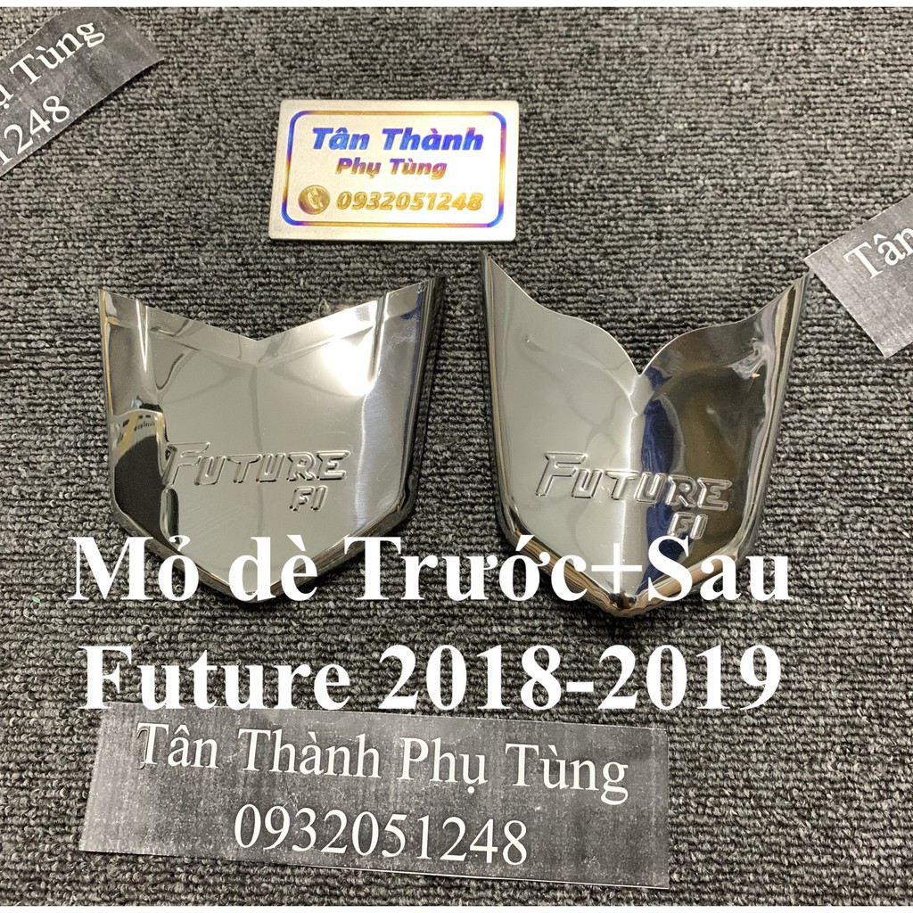 Mỏ Dè trước sau Inox gắn Future FI 2012-2017, Future 2018-2019