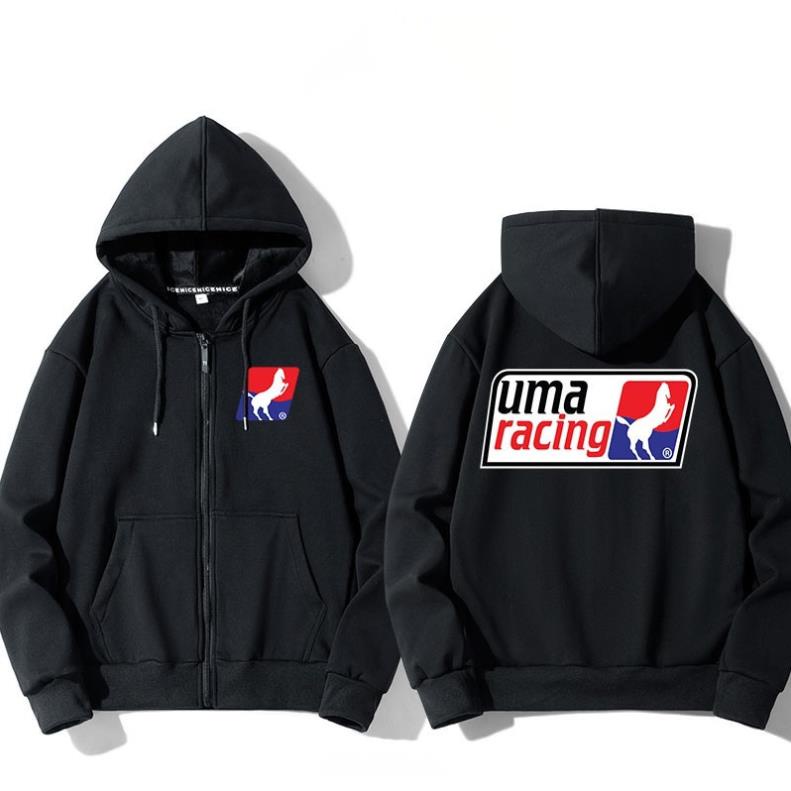 Áo khoác dây kéo unisex racing biker v.2 nam nữ vải da cá cao cấp co giãn 4 chiều, thoáng mát