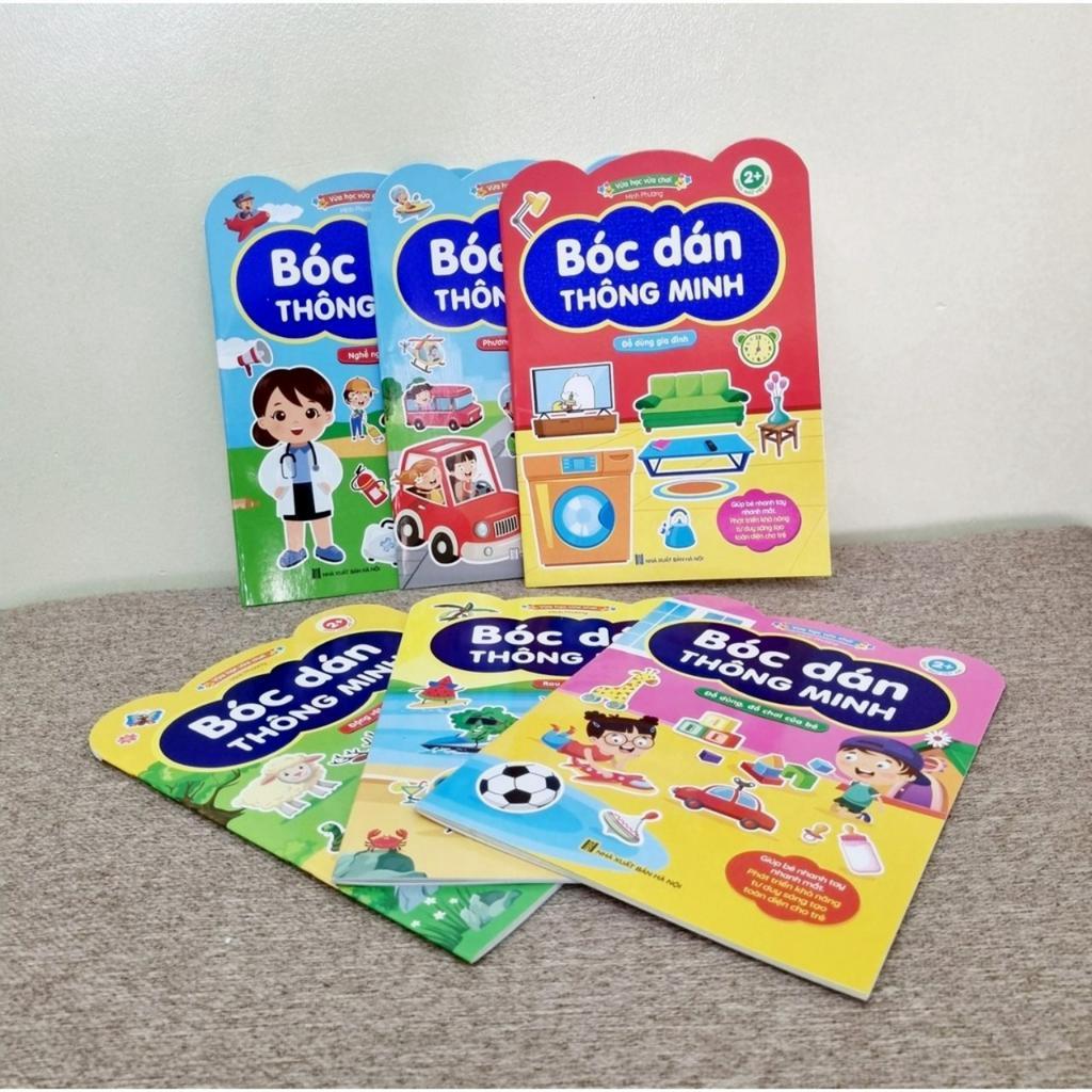 Bộ Sticker 365 đồ chơi bóc dán thông minh cho bé 6 chủ đề vừa học vừa chơi