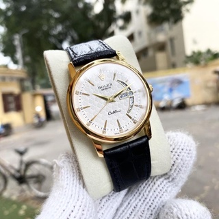 Đồng hồ nam rolex sapphire r031 mặt trắng máy pin nhật chống xước tuyệt đối