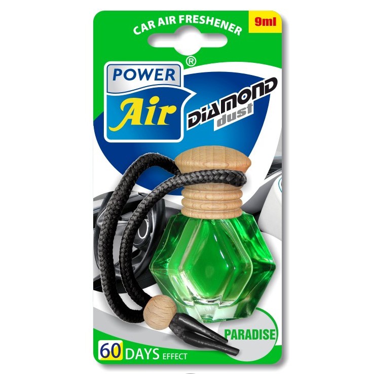 Tinh dầu khuếch tán treo ô tô Power Air Car freshener Diamond Dust Paradise 9ml FTM-DD-30