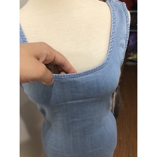 Đầm body denim iris vnxk sz S M L