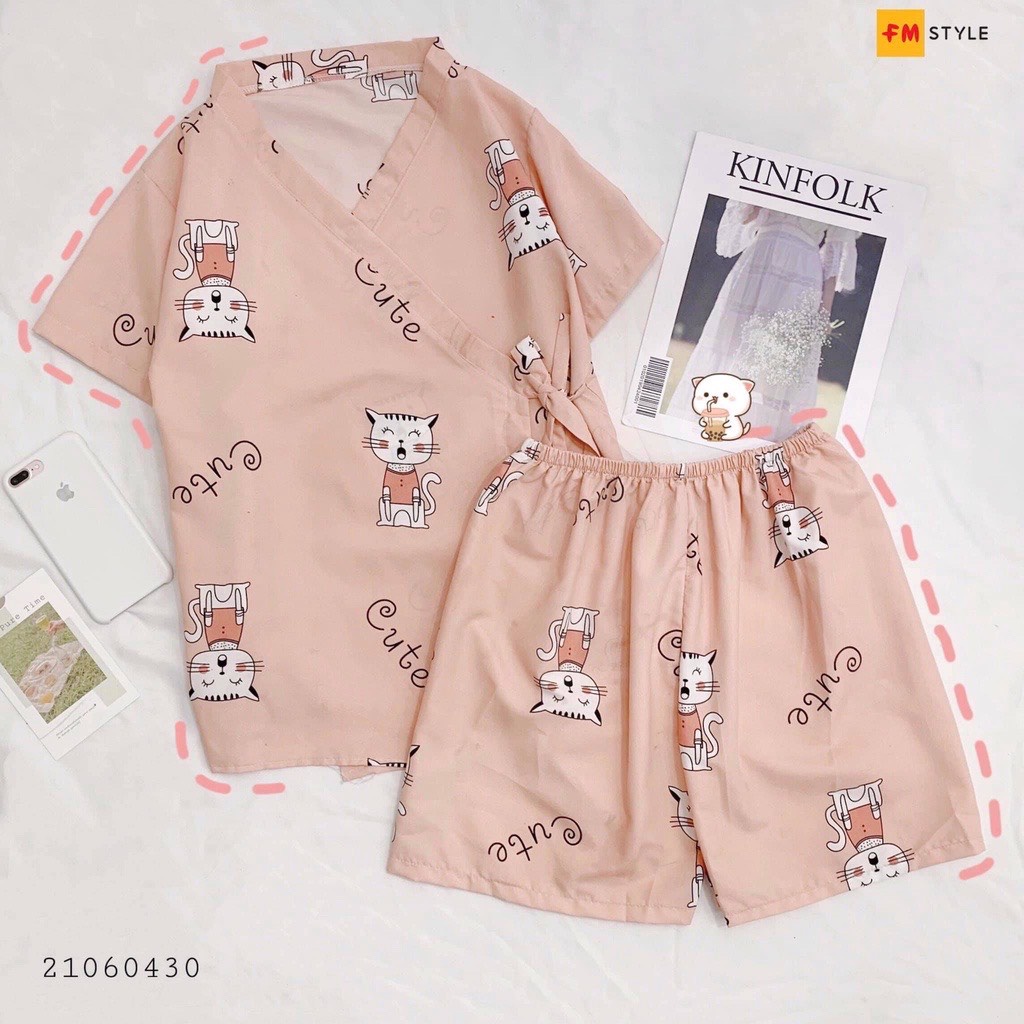 Bộ đồ mặc nhà/ Bộ đồ ngủ kate Thái đùi