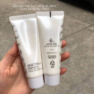 Sữa rửa mặt Sum trắng da 40ml