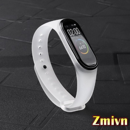 Dây Silicon trong suốt Xiaomi Miband 4 miband 3