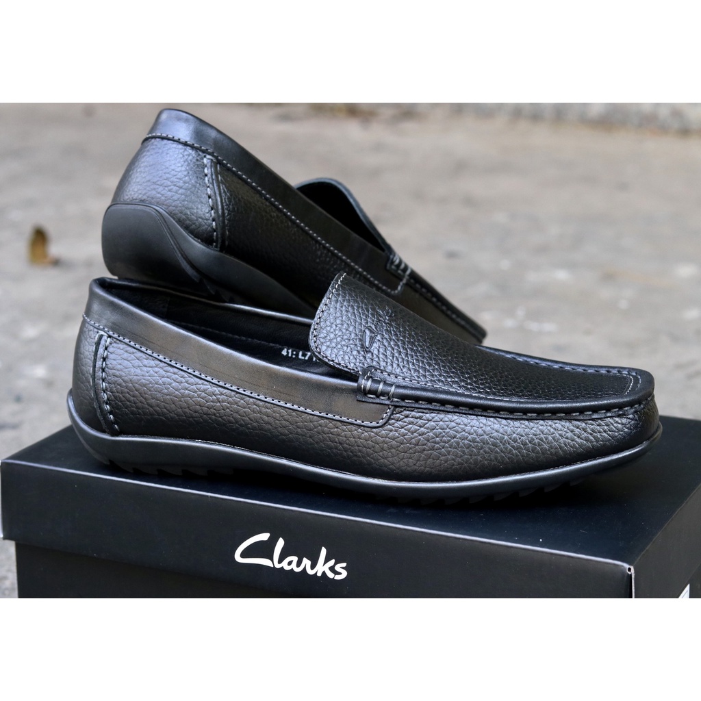 Giày lười CLARKS Driving shoes MONO ss2023, da bò thật 100%. Nhập khẩu chính hãng, bảo hành 2 năm
