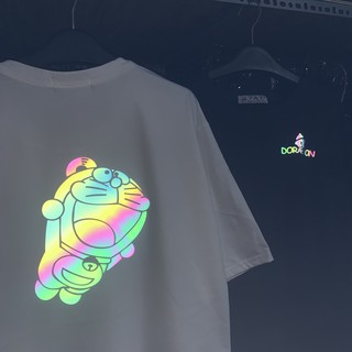 ATPQ - Ảnh thật - Áo Thun Phản Quang Unisex in Doremon mang chong chóng