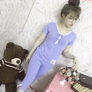 Combo 5 bộ cát hàn hoặc thun cotton hoặc da ca