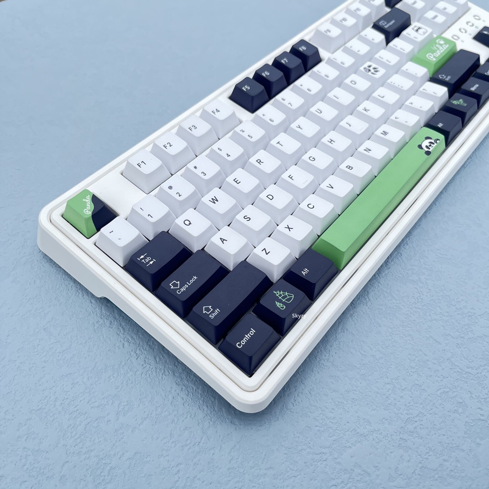 133 Phím Panda Keycap Cherry Profile thú dễ thương PBT DYE SUB bàn phím cơ keycaps