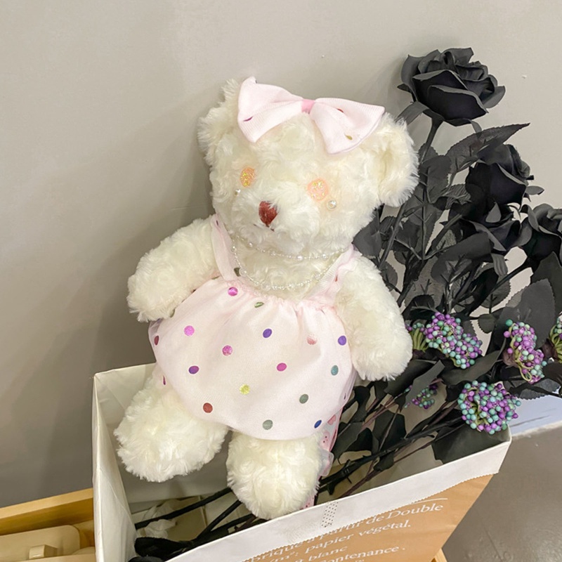 Túi Đeo Chéo Hình Gấu Bông Dễ Thương Dành Cho Nữ