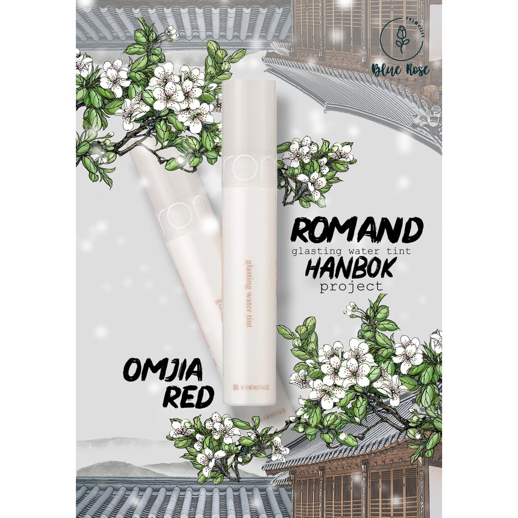 Son Romand Glasting Water Tint #12 Omija Red HANBOK VER - ĐỎ ĐẬM (NEW HOT)