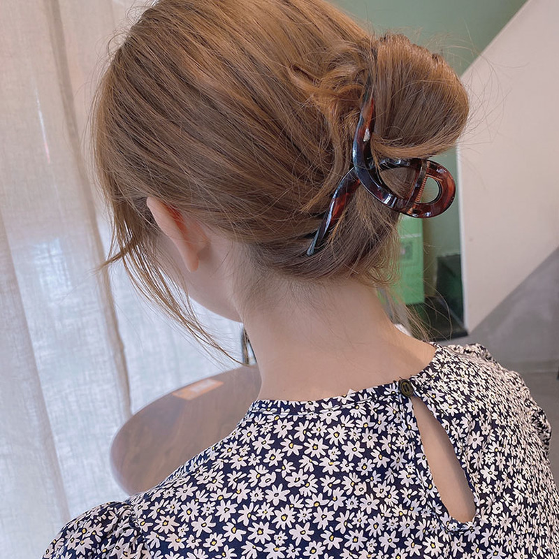 Kẹp Tóc Kiểu Dáng Đơn Giản Phong Cách Hàn Quốc Cho Nữ