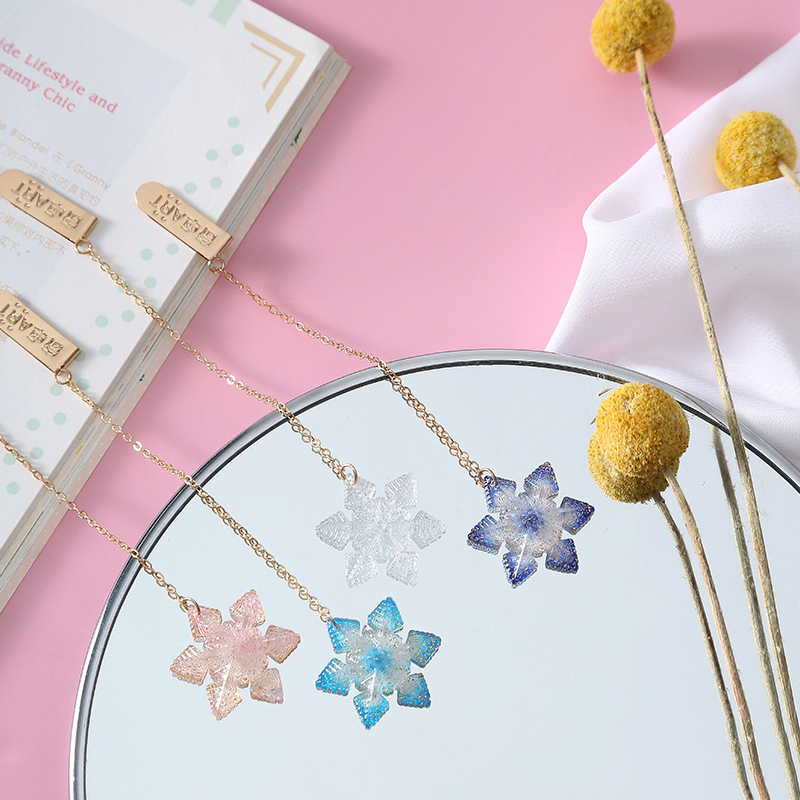 Thẻ Đánh Dấu Sách Chất Liệu Kim Loại Hình Chiếc Lá Sáng Tạo