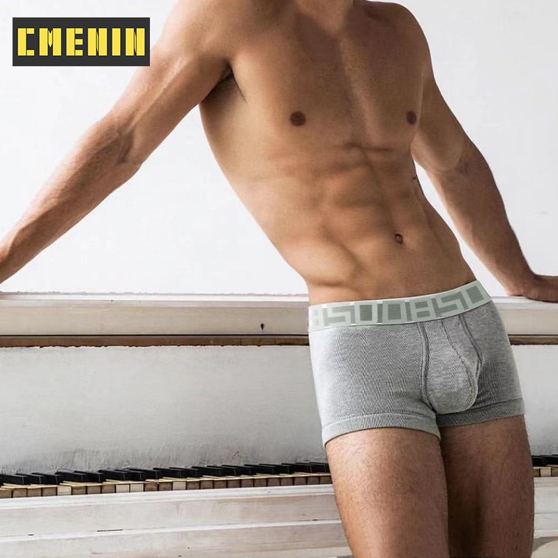 Quần Lót Boxer In Chữ Nhanh Khô Thời Trang Dành Cho Nam BS3129