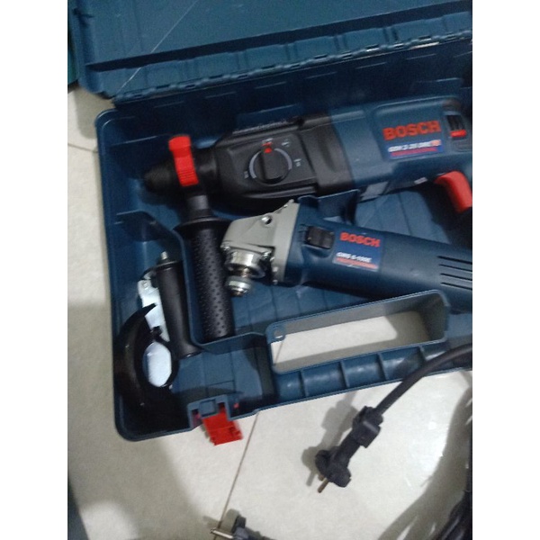 Bộ Combo Máy khoan bê tông Bosch và Máy cắt cầm tay Bosch