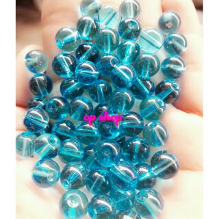 Hạt đá xanh biển 8mm ( gói 60v )
