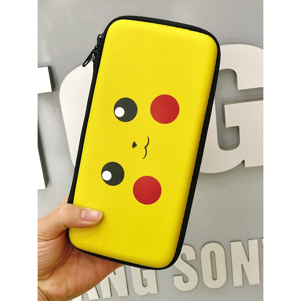 [Mã SKAMCLU9 giảm 10% đơn 100K] Bao đựng Pikachu dành cho máy Nintendo Switch/ Switch Lite