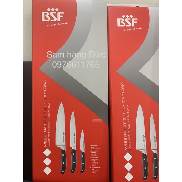 🇩🇪BỘ DAO CAO CẤP BSF DAYTONA -Zwilling 3 món BỀN BỈ NỘI ĐỊA ĐỨC🇩🇪
